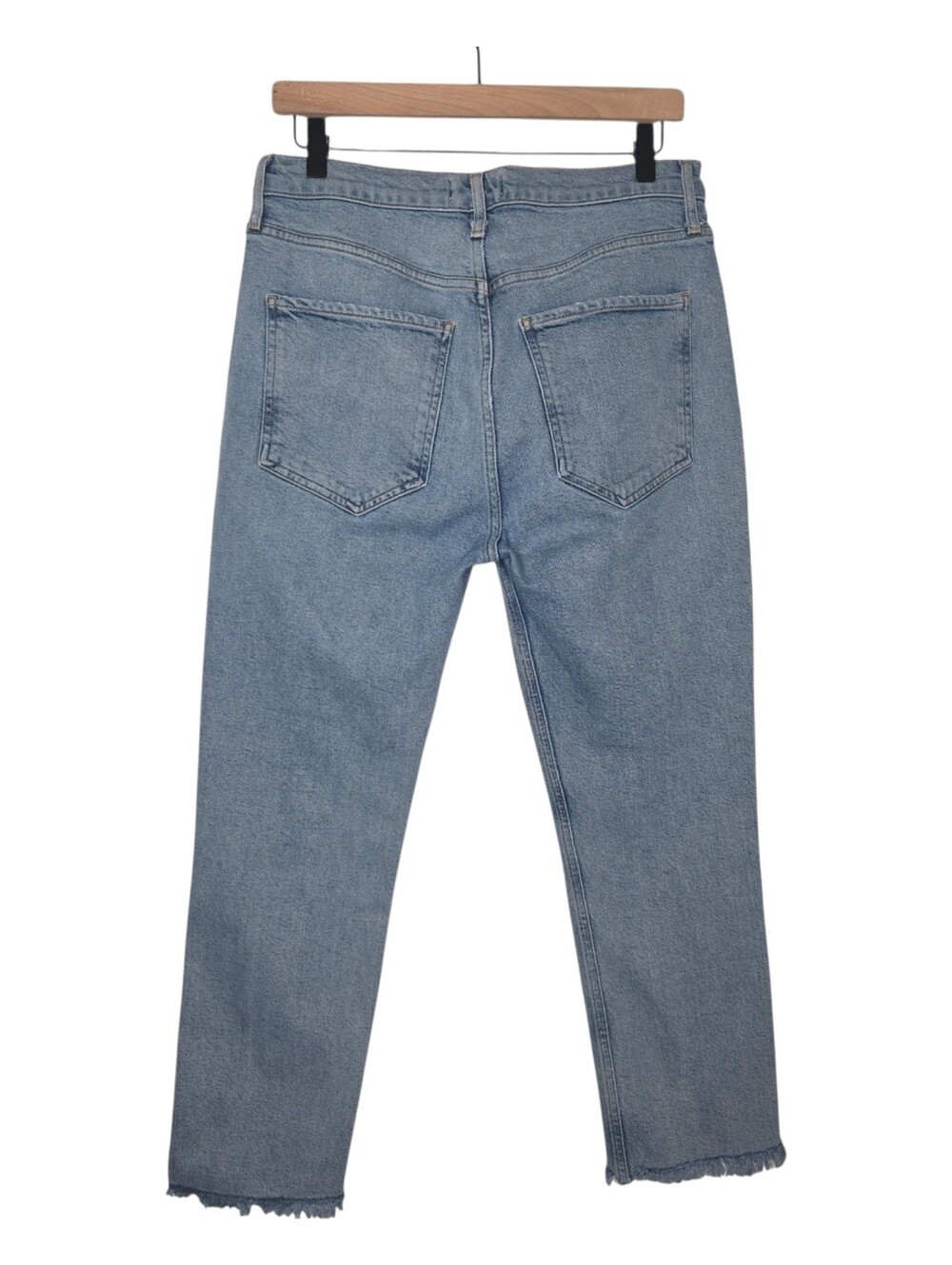 Agolde Womens Riley High Rise Straight Crop Denim Jeans Size 29 - Picture 2 of 11